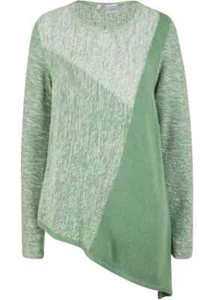 TRAUMHAFTER ZIPFEL LONG PULLOVER MIT KASCHMIR IM SUPER DESIGN GR.40/42 NEU -9378 - Bild 1 von 3