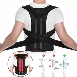 Corsetto Correttore Postura per Protezione Schiena Supporto Spalle Benda Schiena - Foto 1 di 12