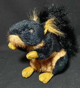 Vintage Peek-a-Boo 8" Black Brown Douglas Squirrel Plush Stuffed Animal Toy - Imagen 1 de 3