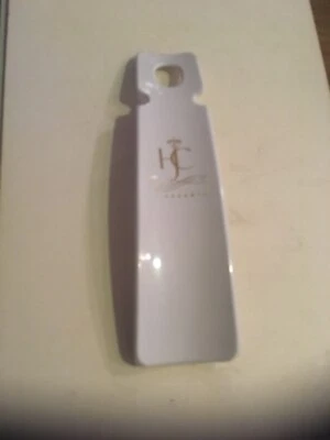 Zapato bocina publicidad vintage - HJC resort, blanco Foto 1 de 3