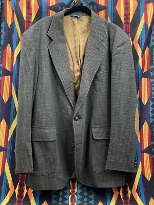 Blazer Pendleton DE COLECCIÓN Para Hombres 42L Marrón Lana Abrigo Deportivo Chaqueta Parche en el Codo DEFECTUOSO Foto 1 de 4