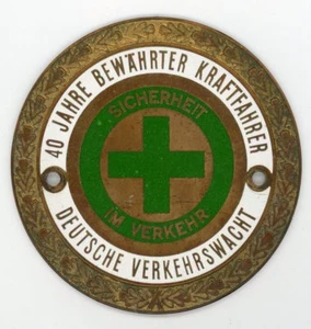 Original Plakette Sicherheit im Verkehr - Bild 1 von 2