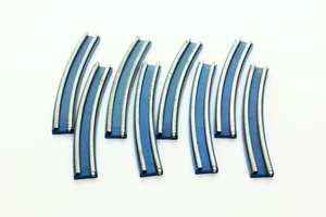 Lego Train Supplemental 12V Set 751 - 8 Curved 12V Conducting Rails vintage 1969 - Picture 1 of 2