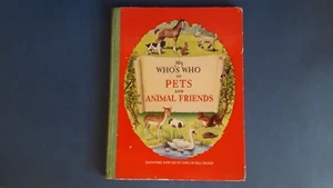 My Who's Who of Pets and Animal Friends, Juvenile Productions, Vintage 1960's - Picture 1 of 11
