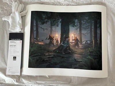 Cook and Becker - Last of Us Pt II - Dualidade: Noite, 192/200 - Giclée - Certificado de autenticidade, OOP - Imagem 1 de 4
