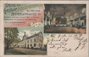 (RB)2024-181, Ak, Gruss aus Gasthof Kastanienbaum Niederlungwitz - Bild 1 von 2