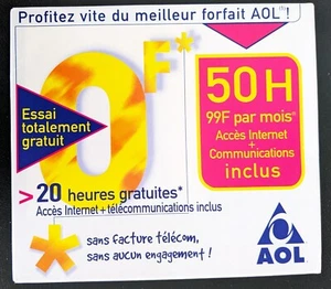 French AOL Collectible Program Disc, Vintage America Online v6.0 CD, Rare - Picture 1 of 5