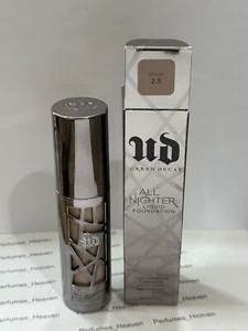 Base líquida Urban Decay All Nighter cobertura completa sombra impermeable 2,5 - Imagen 1 de 1