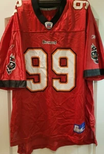 Reebok NFL Equipment Tampa Bay Buccaneers #99 Warren Sapp Jersey Men's Size XL - Picture 1 of 8