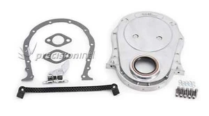 EDELBROCK 4241 ALUMINUM TIMING COVER BB CHEV 396-454 V8 POLISHED - Picture 1 of 1