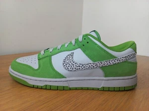 Nike DUNK LOW AS SAFARI SWOOSH CHLOROPHYLL BNIB Mens Shoes Trainers UK 10.5 - Picture 1 of 9