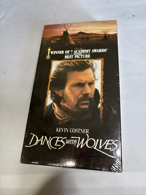 Sealed Dances with Wolves (VHS, 1990) 1st Release Orion Watermark Kevin Costner. - Image 1 of 4