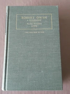 Robert Owen A Biography by Frank Podmore 2 volumes in 1 facsimile reprint 1906 - Picture 1 of 3