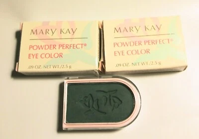 Mary Kay Powder Perfect Eye Color Real Teal .09 Oz Discontinued 5954 Lot Of 2 - Image 1 of 3