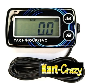 Motor Kart RPM y medidor de horas medidor F100 Rotax X30 Honda MX Motocross - Imagen 1 de 7