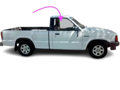 Se adapta a: 1986-1993 Mazda B2000-B2600 camioneta pasajero puerta delantera derecha ventana vidrio Foto 1 de 4