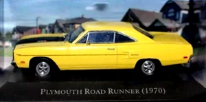 1970 Plymouth Road Runner Yellow 1/43 Scale Altaya IXO In The USA Mint Sealed - Picture 1 of 3