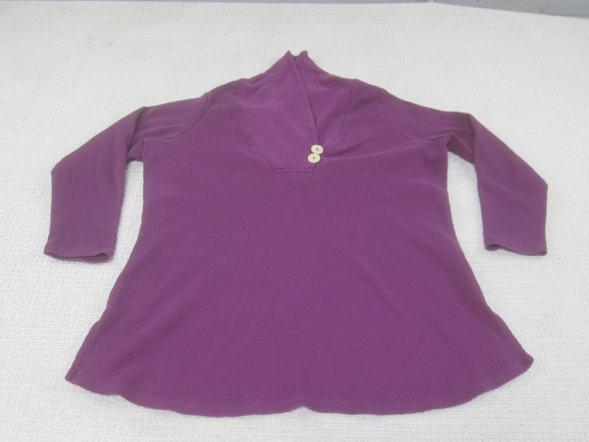 Furnex Women's Long Sleeve Cowl Neck Tunic Top - Casual Pullover Sweatshirt, Wine Color, X-Large - View #3