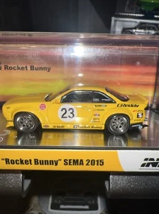INNO64 1:64 NISSAN SILVIA (S14) BOSS "ROCKET BUNNY" SEMA 2015 IN64-S14B-RBS15 - Picture 1 of 2