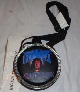 1999 WWF Wrestling Canteen Under taker Undertaker DEADMAN Flask TITAN SPORTS WWE - Picture 1 of 1