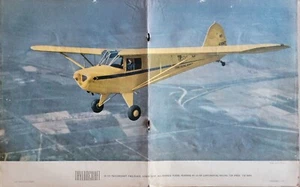 Taylorcraft B-12C Side by Side, Vintage 1946 Aviation Centerfold - Picture 1 of 1