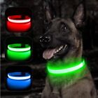 Regulowana obroża dla psa LED migająca migająca świecąca świecąca zwierzęta domowe bezpieczeństwo wodoodporna