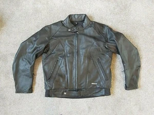 Nitro Racing X-Force Motorcycle Black Leather Jacket Size 38 CLEARANCE - Picture 1 of 2
