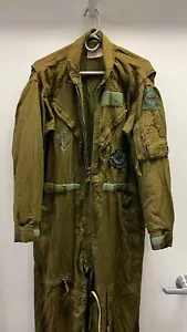 USAF Original Vietnam War "Coveralls, Flying Summer Fire" FRP-1 Sz 40 Reg, 1968! - Picture 1 of 21