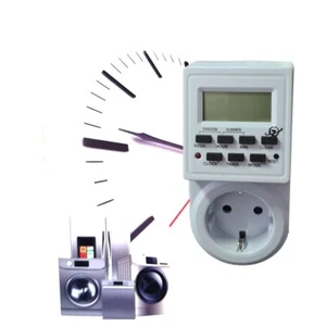 Toma de corriente con temporizador digital enchufe programable 220v 240v - Imagen 1 de 2