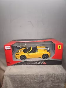 1/14 Rastar Ferrari 458 Italia RC Car Yellow - Picture 1 of 7