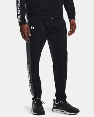 Under Armour Men's UA Brawler PERFORMANCE BLACK W/GREY TRIM SWEATPANTS SZ: 3XL - Image 1 of 4