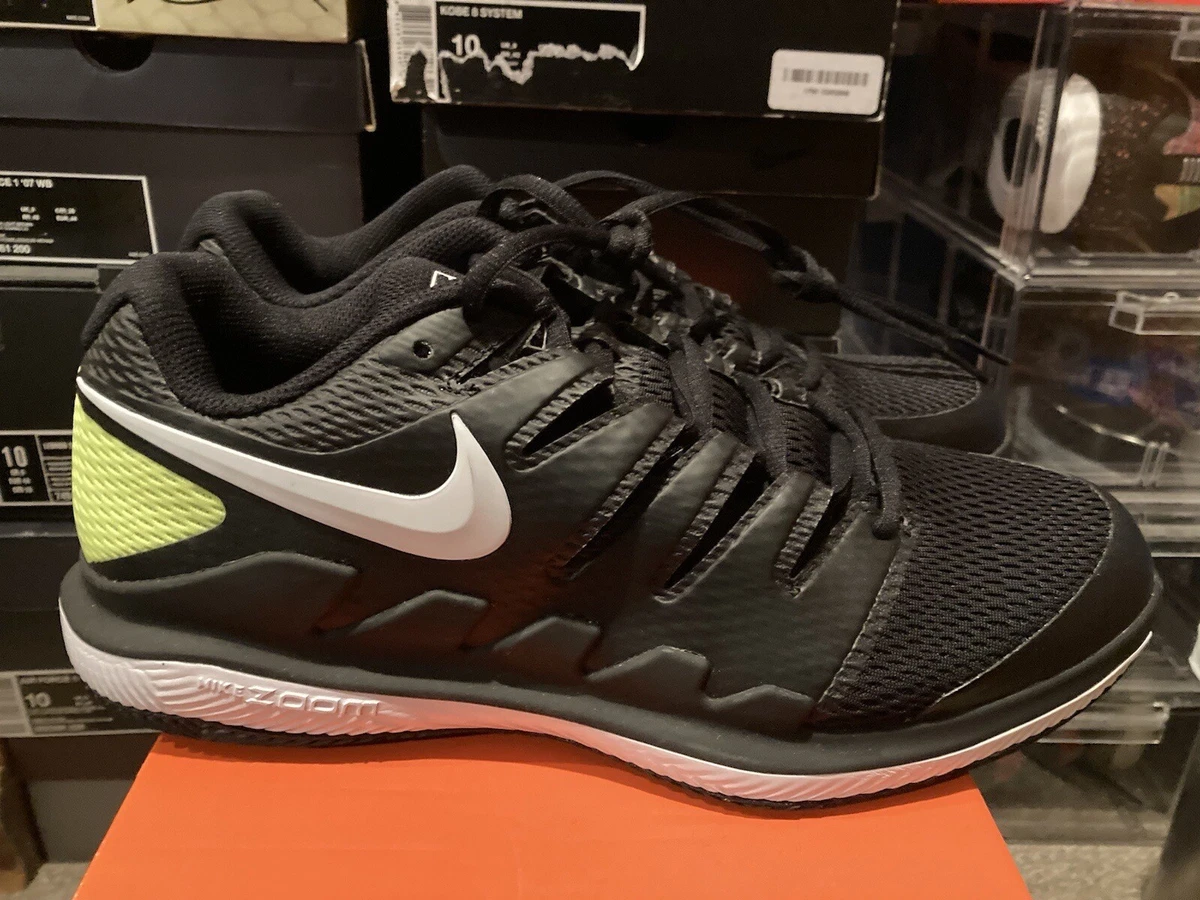 Nike Court Air Zoom Vapor X HC Black Volt for Sale | Authenticity