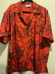 makani hawaiian shirt 2XL Red New - Picture 1 of 3