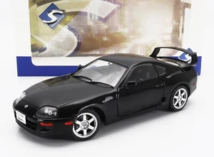 Toyota Supra MKIV (A80) cupé 1993 negro 1807606 Solido 1/18 - Imagen 1 de 8