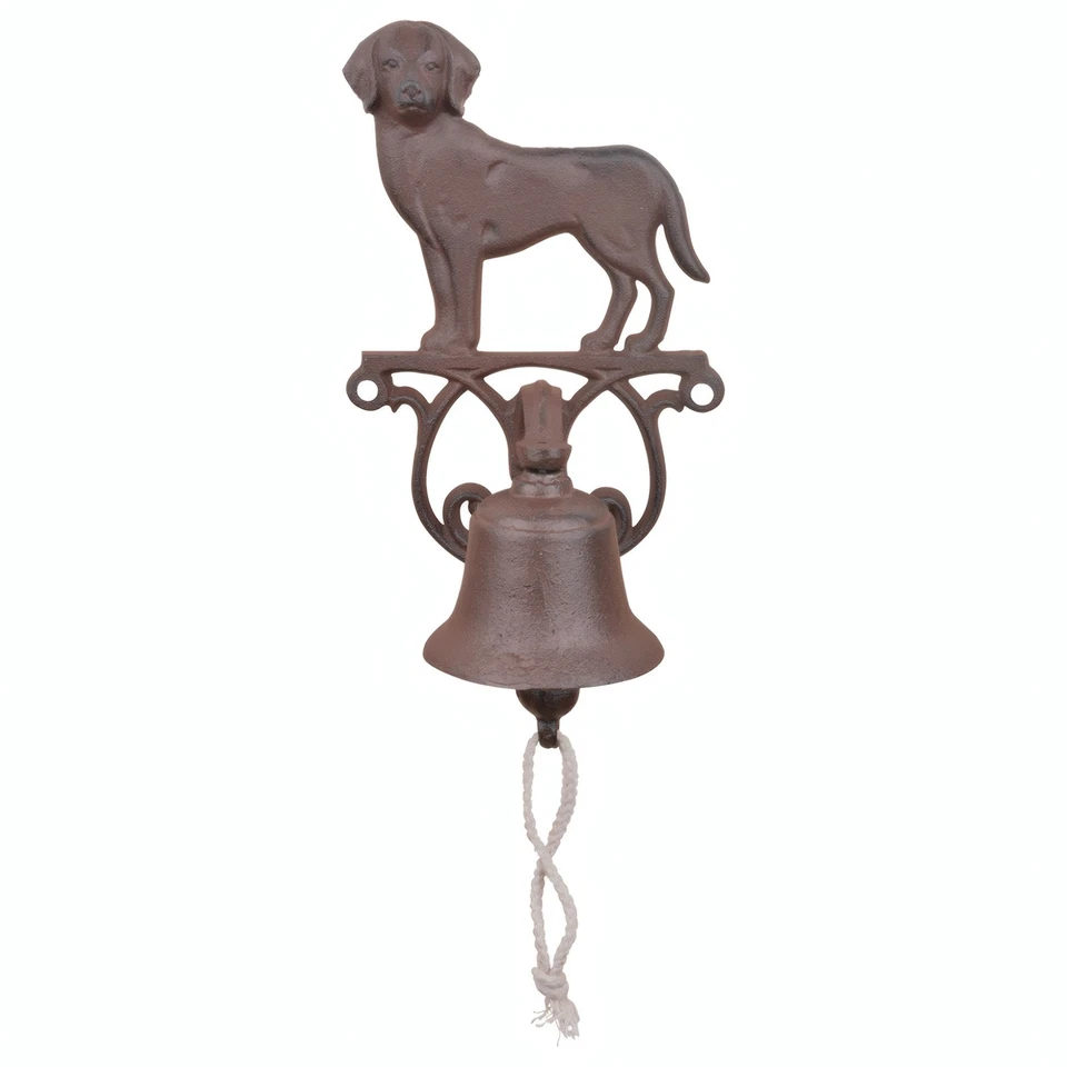 Esschert Design Türglocke Hund braun 14.3x13.2x24.9 Cm DB83