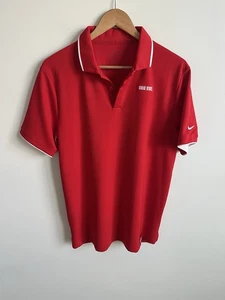 Nike Ohio State Buckeyes Golf Poloshirt Dri Fit Herren Medium Rot Kurzarm a+ - Bild 1 von 5