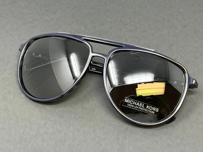 Очки солнцезащитные мужские авиаторские Michael Kors Randall MKS823M-414 темно-синие 58 мм серые линзы - Изображение 1 из 4