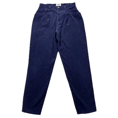 Pantalones de pana Northern Reflections para mujer 13/14 30x32 azul plisado Cottagecore Foto 1 de 4