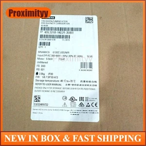 New Siemens 6SL3210-1KE21-3UB1 6SL3 210-1KE21-3UB1 G120C RATED POWER 5,5KW - Picture 1 of 3