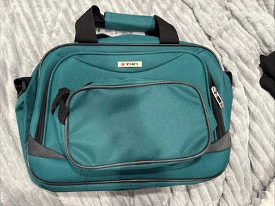 Bolsa para laptop TAG maleta ombro mensageiro trabalho viagem verde com bolsa de viagem - Imagem 1 de 4