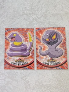 Ekans & Arbok 1999 Topps Pokemon TV Animation Edition Series 1 BlueTopps Logo - Bild 1 von 2
