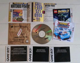 Lot Assorted Video Game Manuals, Sega Saturn Bootleg Sampler