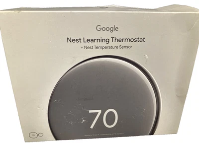 Google Nest Learning Thermostat Wifi Control, Auto Adjustment - Image 1 of 4
