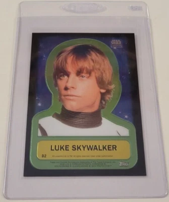 1999 STAR WARS Chrome Archive DOUBLE SIDED PUZZLE D2 Chase INSERT CARD NMMT LUKE - Image 1 of 3