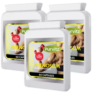 MUY FUERTE LEGAL CETO Dieta FUERTE Supresor del Apetito 3 x Fenoslim Hecho en el Reino Unido - Imagen 1 de 1