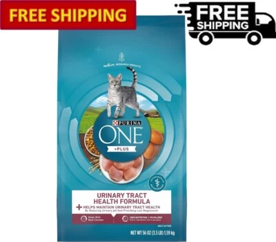 Purina ONE High Protein Dry Cat Food, Urinary Tract Health Formula, 3.5 lb Bag - Image 1 of 4
