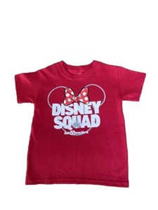 Disney Squad Minnie Mouse Girls Tee Shirt XS Hanes Tagless Tee Shirt - Picture 1 of 6