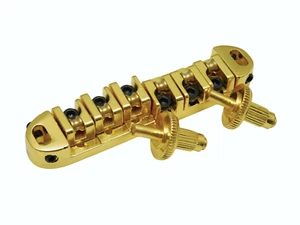 LOCKING ROLLER Bridge Gibson Les Paul Guitar-Gold Small Post - Picture 1 of 9