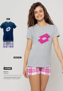 PIGIAMA LOTTO RAGAZZA ESTIVO - Picture 1 of 18