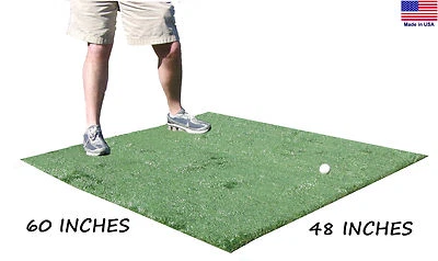  Alfombra de práctica áspera de calle residencial campo de prácticas para astillar pelotas de golf 48 x 60 Foto 1 de 4